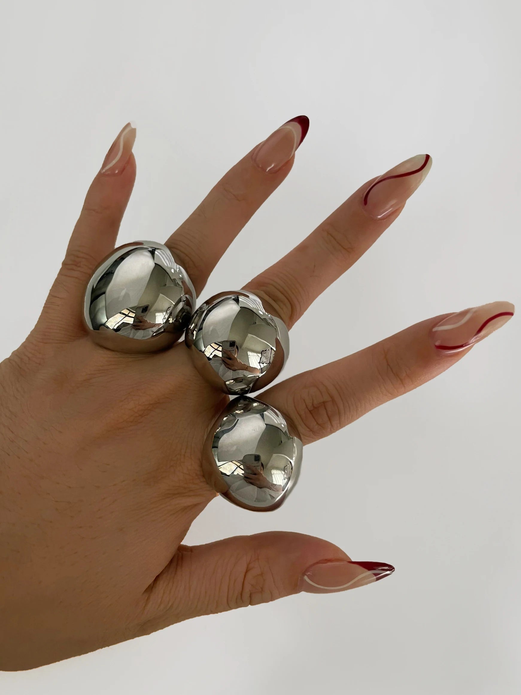 Chunky Silver Rings