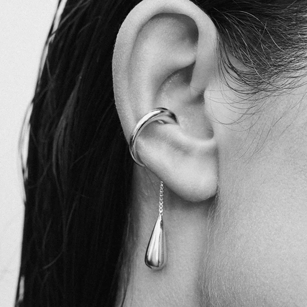 Drop Pendant Ear Cuff