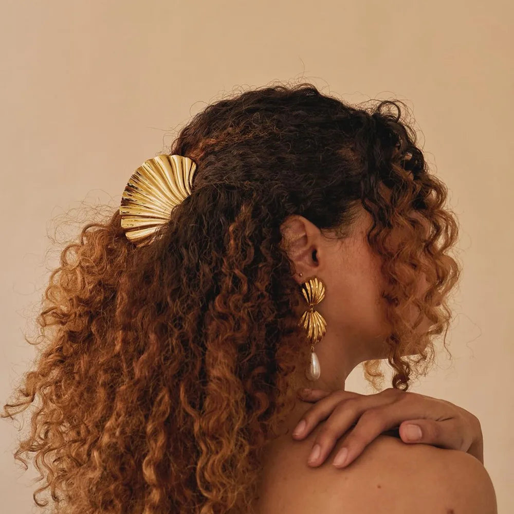 Shell Hair Clips