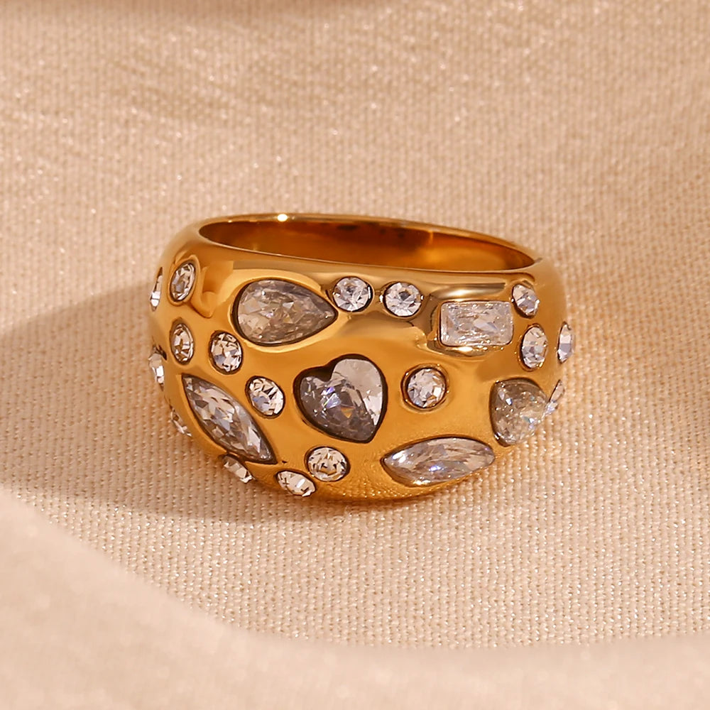 Gold Heart Ring