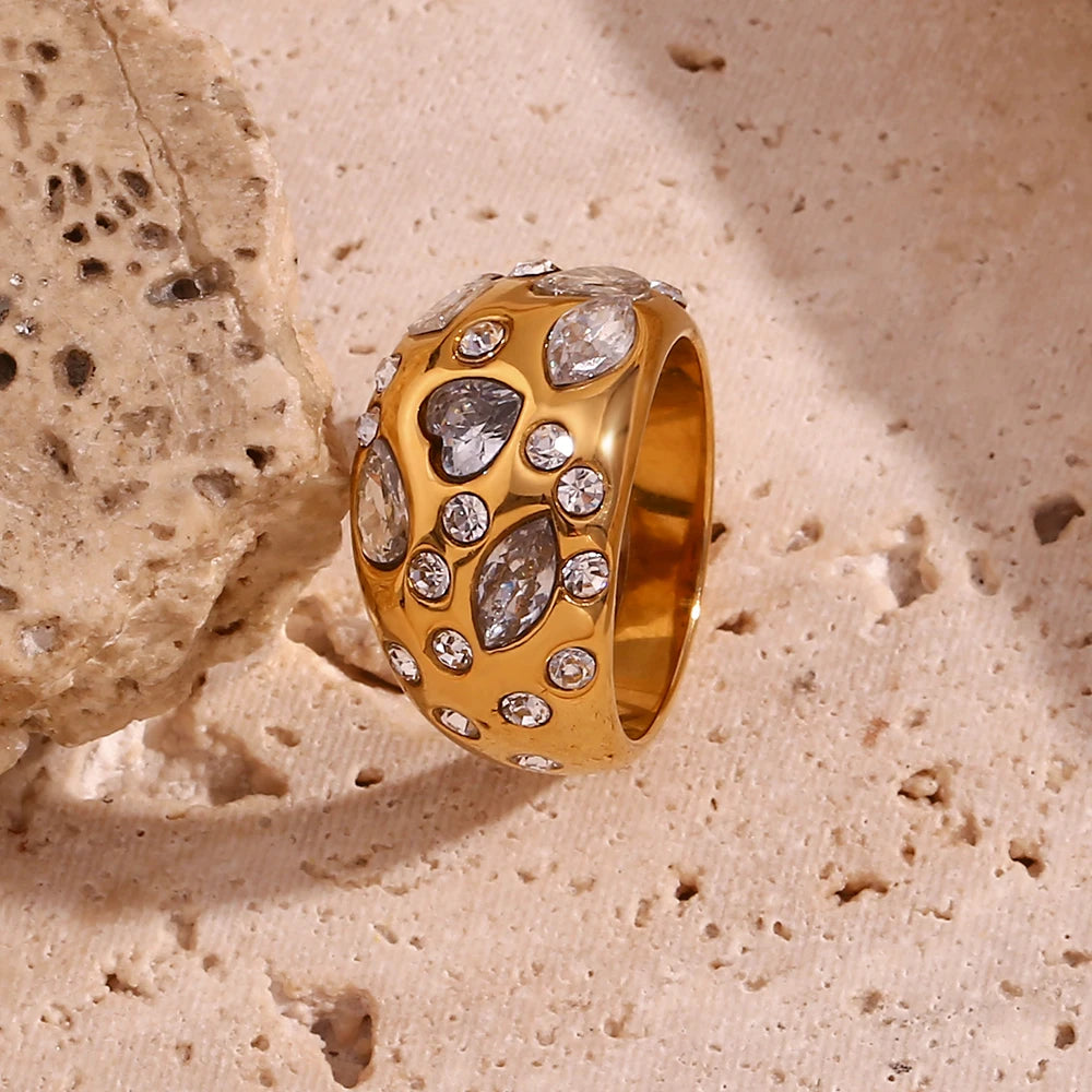 Gold Heart Ring