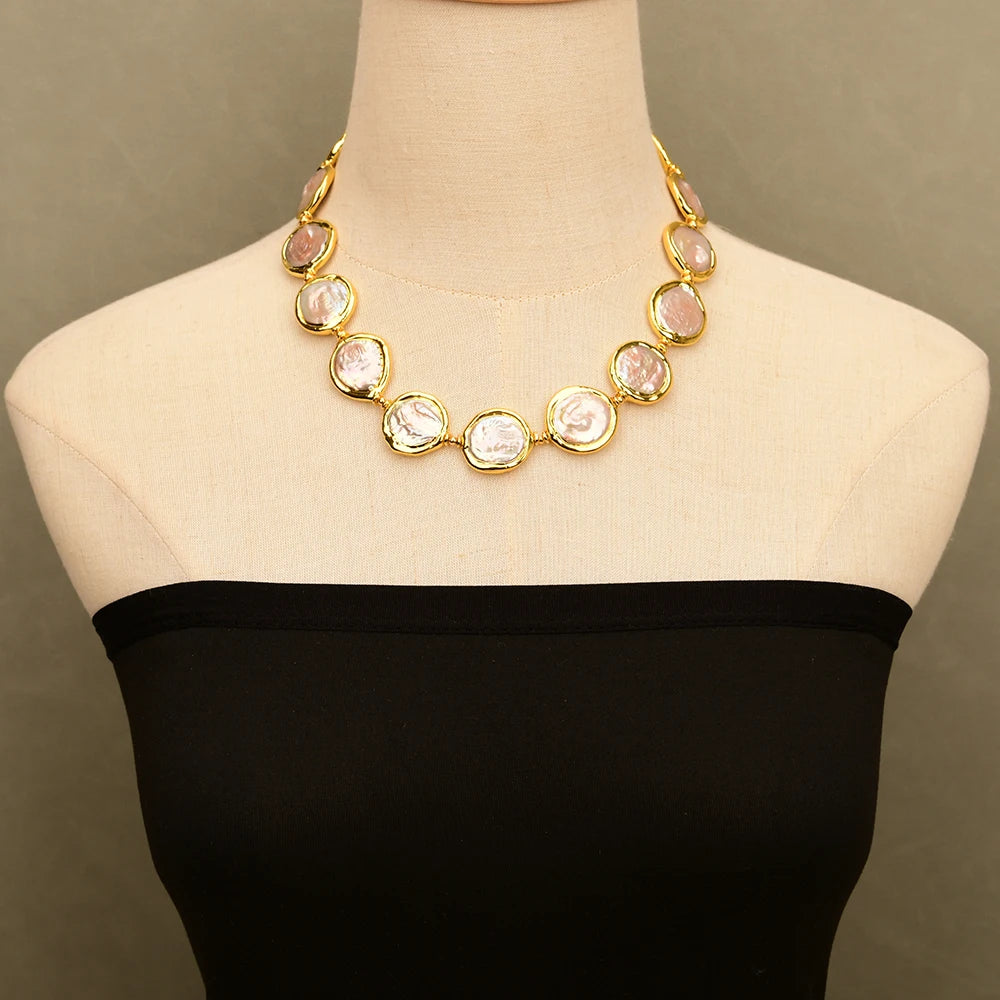 Pearl 18k Gold Necklace