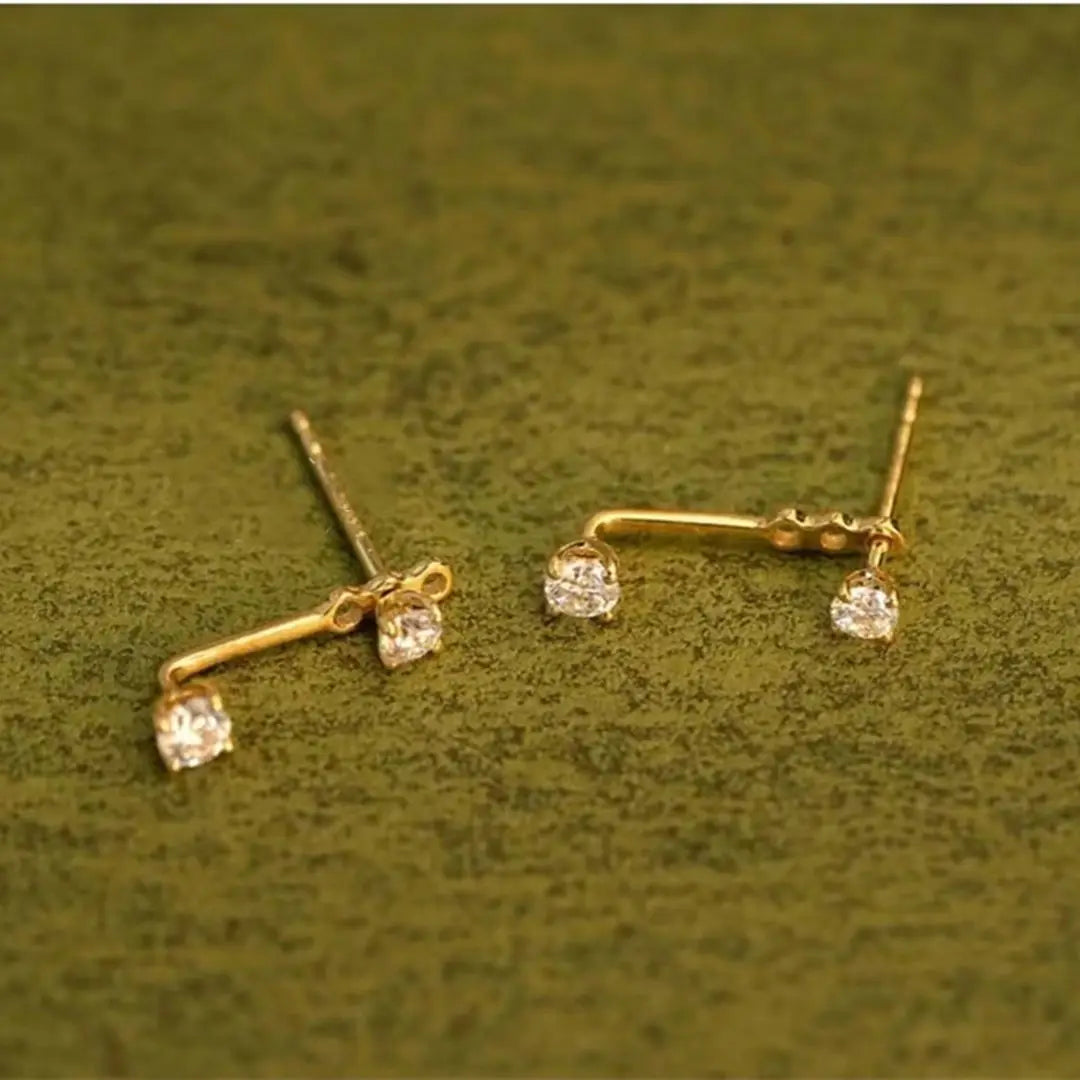 Rhinestone Stud Earrings