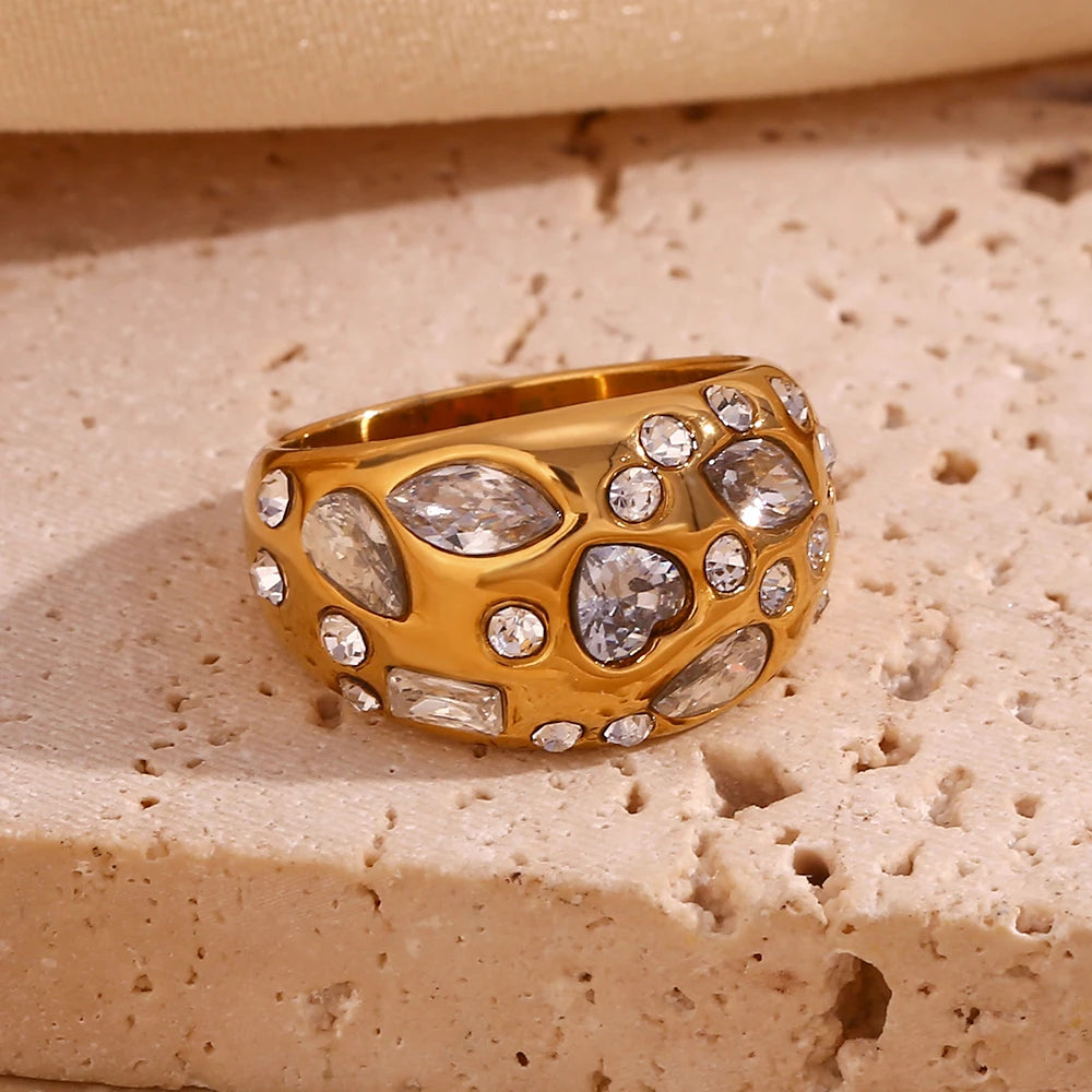 Gold Heart Ring