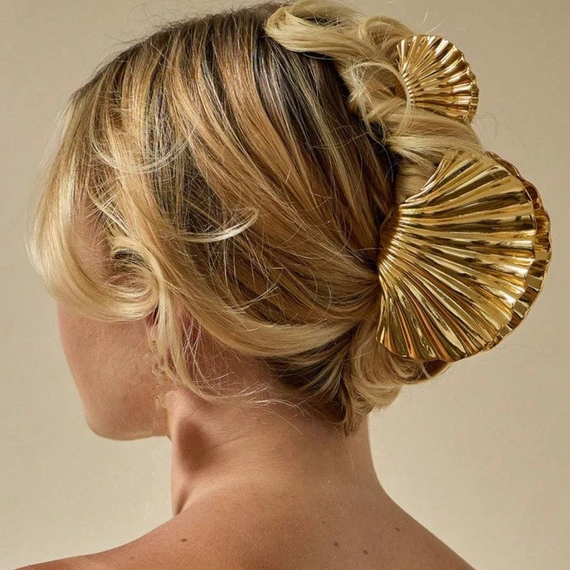 Shell Hair Clips