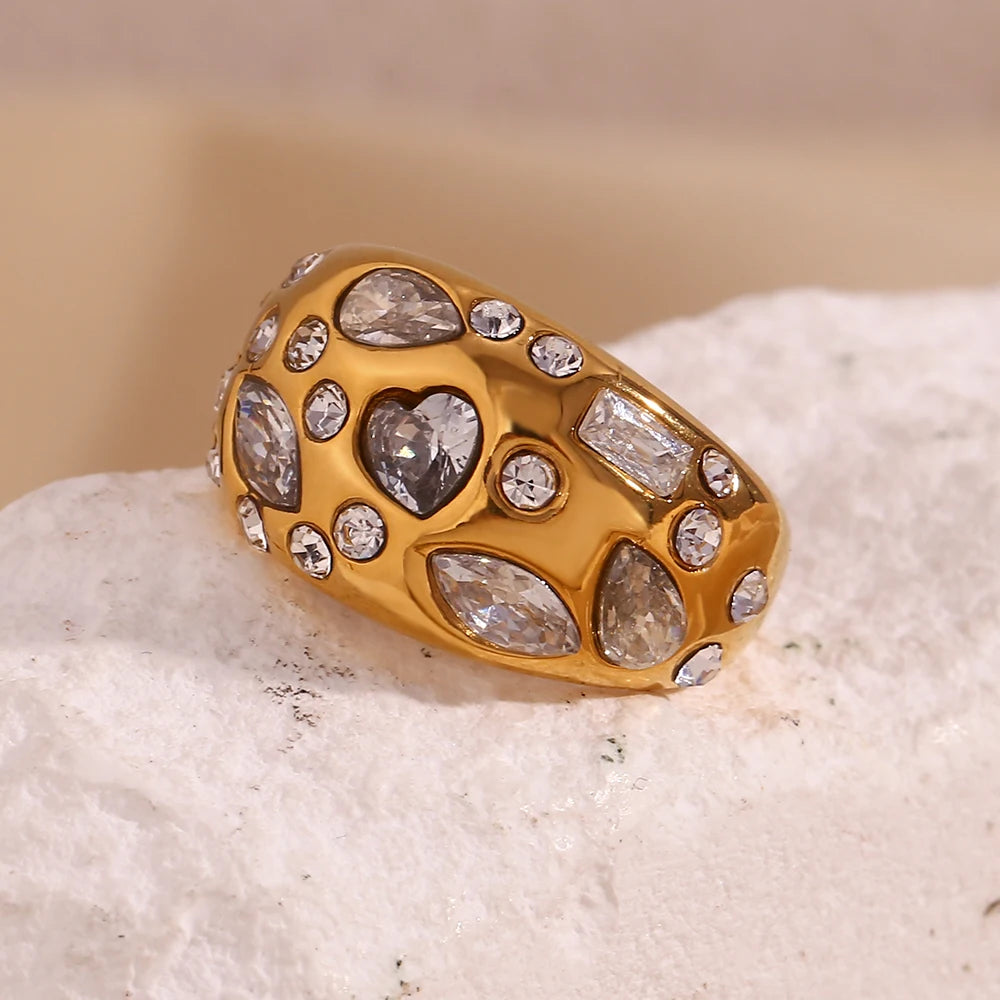 Gold Heart Ring