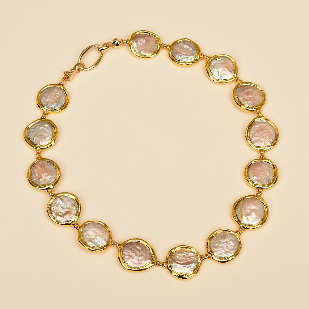 Pearl 18k Gold Necklace