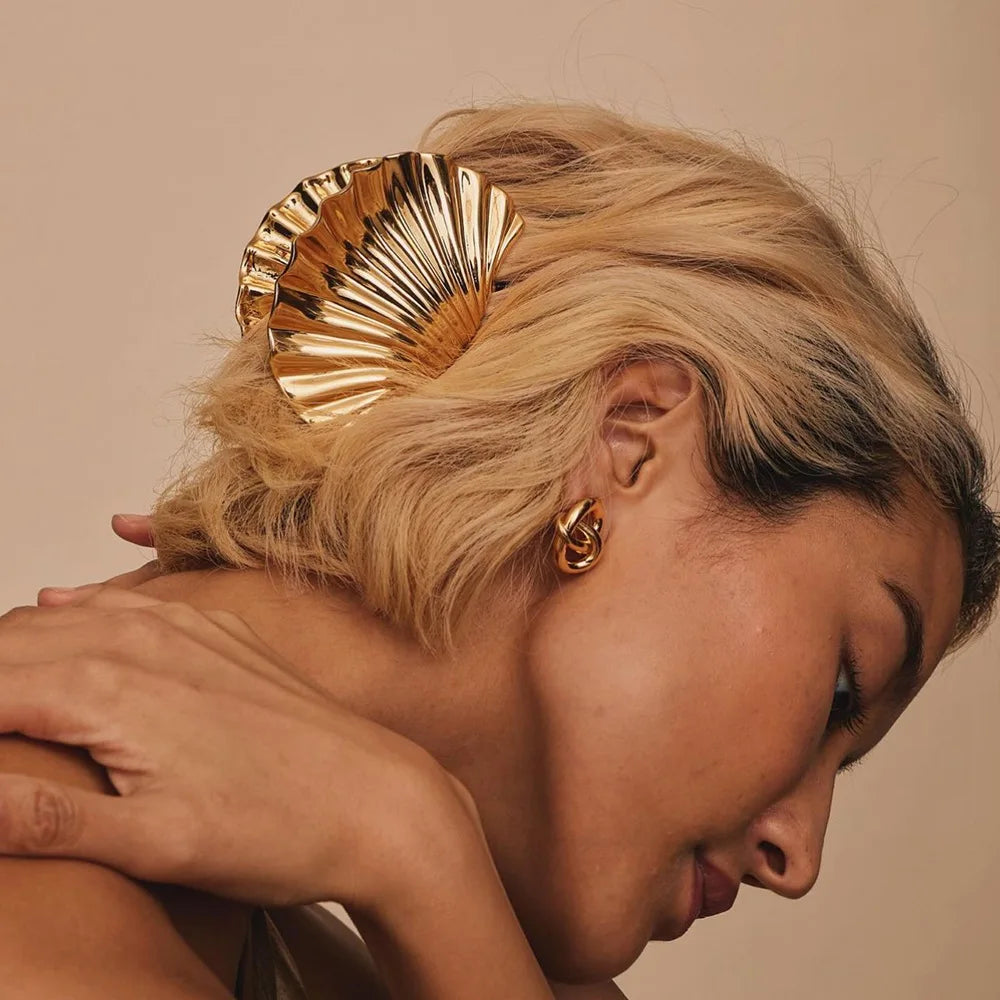 Shell Hair Clips