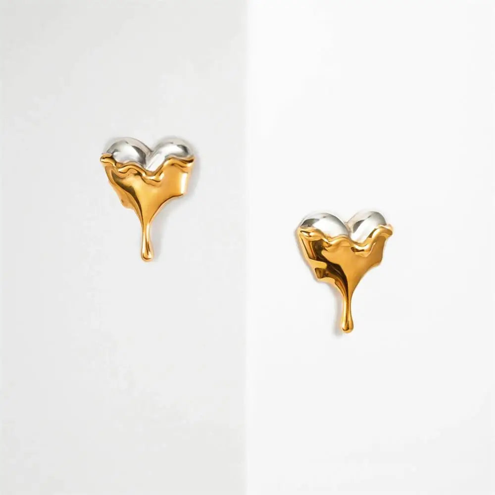 Heart Stud Earrings